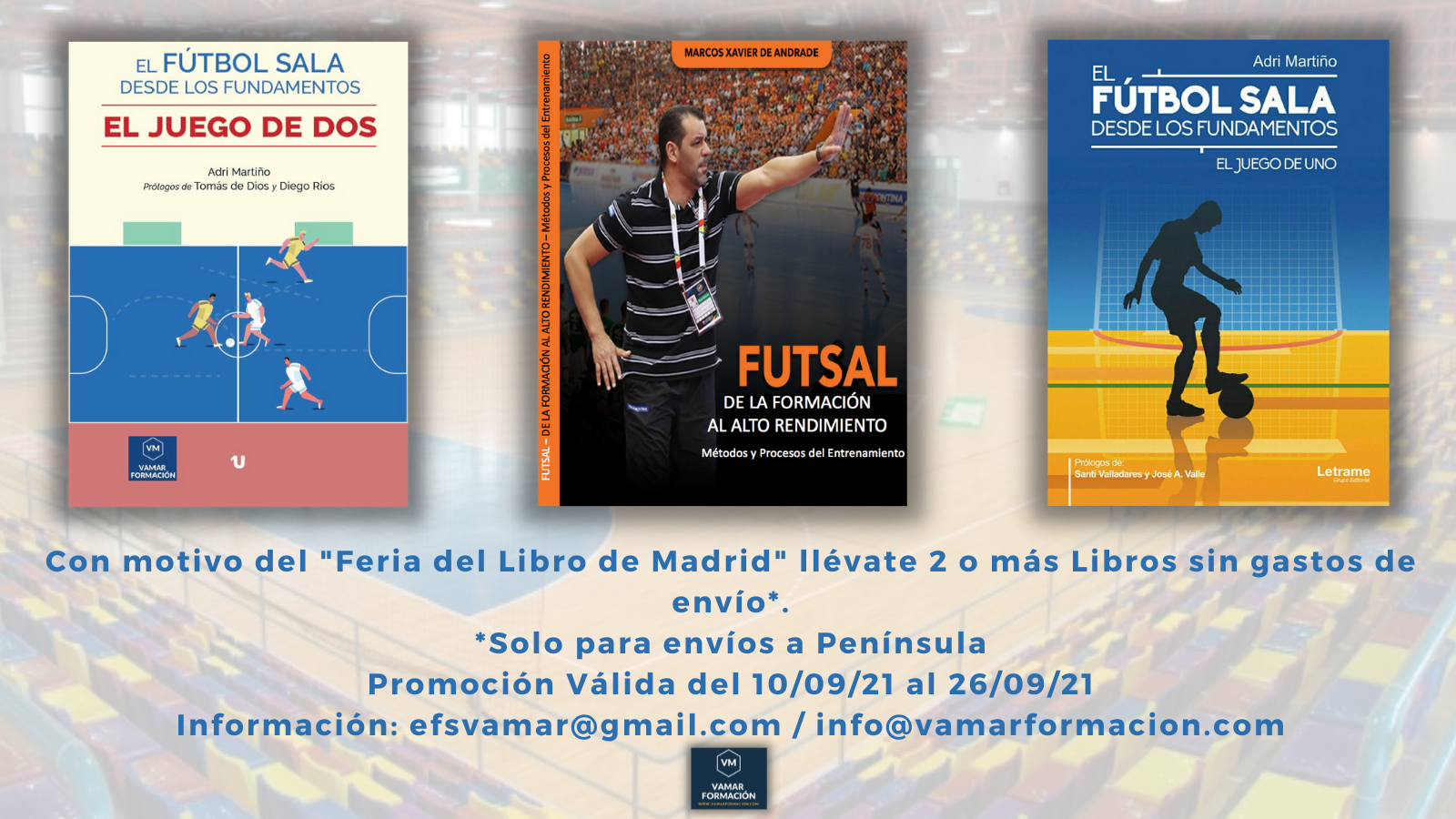 Ahora nuestros libros sin gastos de envío con motivo de la Feria del Libro de Madrid